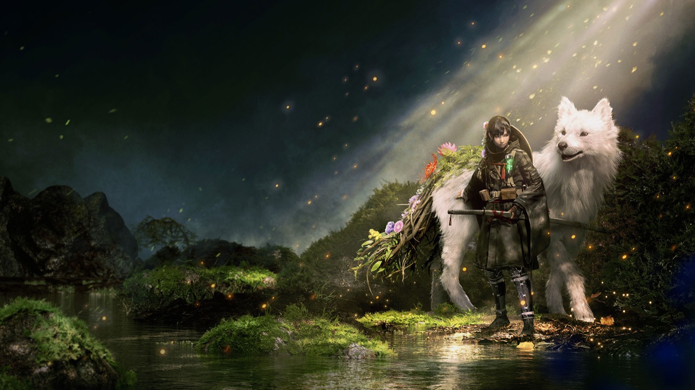 Beast of Reincarnation gameplay showing Emma and her dog Koo